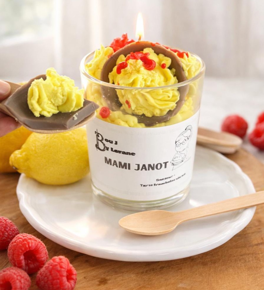 Bougie - "Merci mamie"